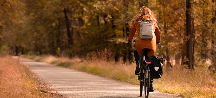 Buitenadvies: zo blijft je laptop droog op de fiets