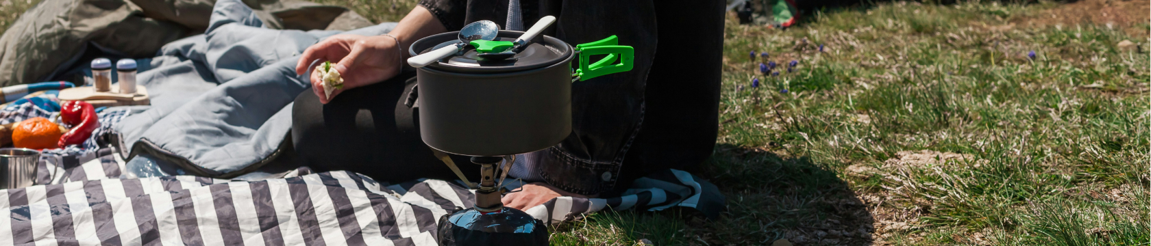 lichtgewicht gasbrandertje in gebruik