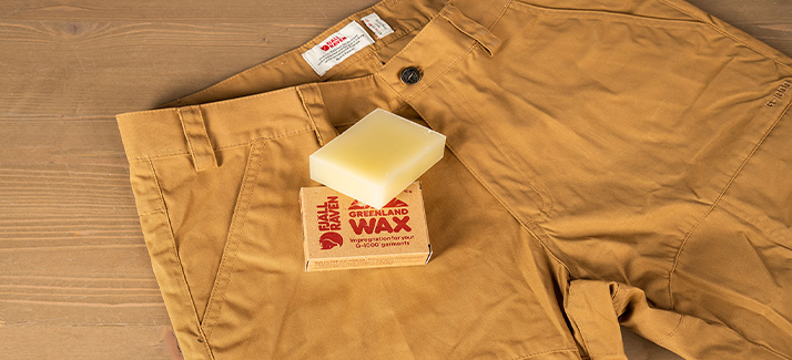 Zo wax je Fjällräven G-1000 kleding